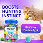 HA-SHI-200pc-Sparkle-Cat-Toy-Balls-12in-Tinsel-Poms-for-Kittens-B0GKFGXSDX-4