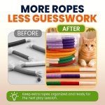 HA-SHI-21pc-Cat-Chew-Rope-with-Catnip-Kitten-Teething-Dental-Kicker-Toy-B0H32TQMRH-5