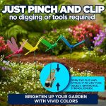 HA-SHI-24-Clips-Glow-in-the-Dark-Garden-Ornaments-Dragonfly-Butterfly-B0GXCJJ9YD-7
