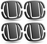HA-SHI-Car-Shoulder-Strap-Positioner-Clip-for-Neck-Comfort-Black-4-Pack-B0HFZW32PC