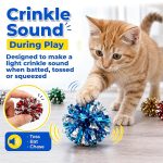 HA-SHI-Cat-Crinkle-Balls-50-Pack-16-Inch-Shiny-Mylar-Toys-for-Indoor-Cats-B0H79MZ6WK-6