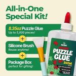 HA-SHI-Puzzle-Glue-247ml-8oz-with-Silicone-Applicator-for-500100030005000-Piece-Jigsaw-Puzzles-Water-Based-Fas-B0F6TSB9NV-2