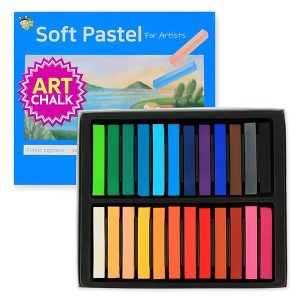 HA SHI Soft Chalk Pastels, Non Toxic Art Supplies, Soft Pastel Sticks for Artists and Beginners, Drawing Media, Beauty Nail Art, Pan Chalk Pastels