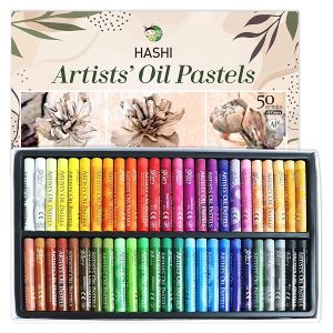 HA SHI Soft Oil Pastels Set Art Supplies for Artist, Gallery Oil Painting Stick, Classroom Set, Professional Oil Crayons, Ideal for Professional Artists