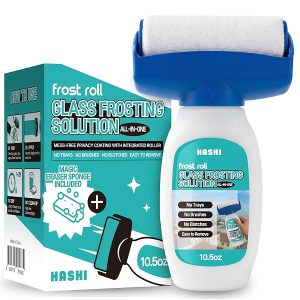 HASHI Frosted Glass Roller Paint, Window Privacy Frosting Film