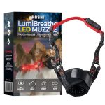 HASHI-LED-Dog-Muzzle-with-3-Light-Modes-Breathable-Mesh-Muzzle-for-Small-Dogs-Padded-Mouth-Cover-for-Grooming-and-Vet-B0H3ZF6YYR