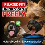 HASHI-LED-Dog-Muzzle-with-3-Light-Modes-Breathable-Mesh-Muzzle-for-Small-Dogs-Padded-Mouth-Cover-for-Grooming-and-Vet-B0H3ZF6YYR-4