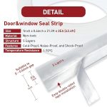 HASHI-Shower-Door-Seal-Strip-511-Inch-Total-2-Pack-Five-Layer-Adhesive-Silicone-Sweep-for-Bottom-Side-25mm-B09WTTRLMZ-2