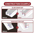 HASHI-Shower-Door-Seal-Strip-511-Inch-Total-2-Pack-Five-Layer-Adhesive-Silicone-Sweep-for-Bottom-Side-25mm-B09WTTRLMZ-5