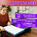 VIOLETTO-120-Sheets-Bird-Cage-Liner-Paper-20-x-18-in-Plain-Unprinted-B0GVJCGYNX-5